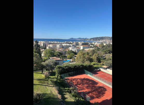 Vue mer appartement Eden Park 68 m² 3 pièces à Juan-Les-Pins