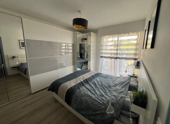 chambre de l'appartement Eden Park Juan-Les-Pins 91 mètres carré